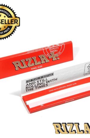 Rizla King Size Red Rolling Papers | Bundle of 2