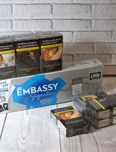 Embassy Signature Gold Cigarettes – 10 packs of 20 Cigarettes (200)