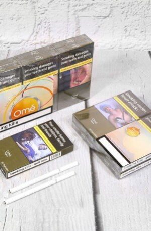 Buy Omé | 200 Yellow Slims Cigarettes |10 packs – (One Sleeve)
