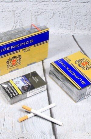 Buy Superkings | 200 Bright Blue Cigarettes |10 Pack’s | (1 Sleeve)