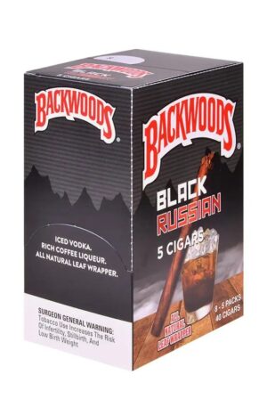 Backwoods Black Russian Cigars 8/5Ct
