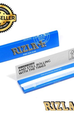 Rizla King Size Blue Slim Rolling Papers | Bundle of 2