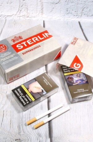 Sterling | Superkings Original Red Cigarettes 10 packs – One Sleeve| 200 Cigarettes