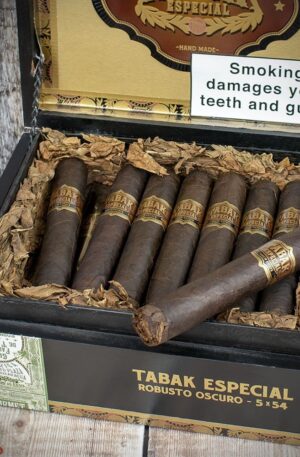 Drew Estate Tabak Especial Robusto Oscuro Cigars – Box of 24