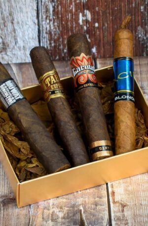 Drew Estate 4 Handmade Cigars – Fantastic 4 Sample Box