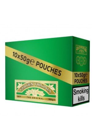 Golden Virginia Original (Green) 10x50g Pouch