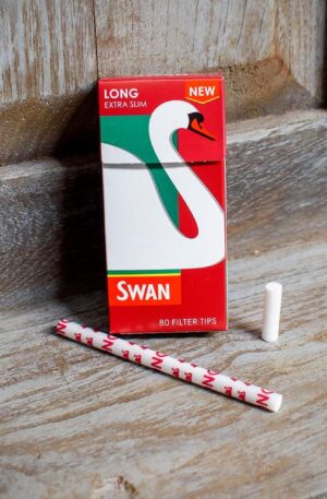 Swan | Long Extra Slim Filter Tips | 80 Pack