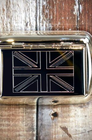 Tobacco Tin with Paper Holder – Union Jack Design